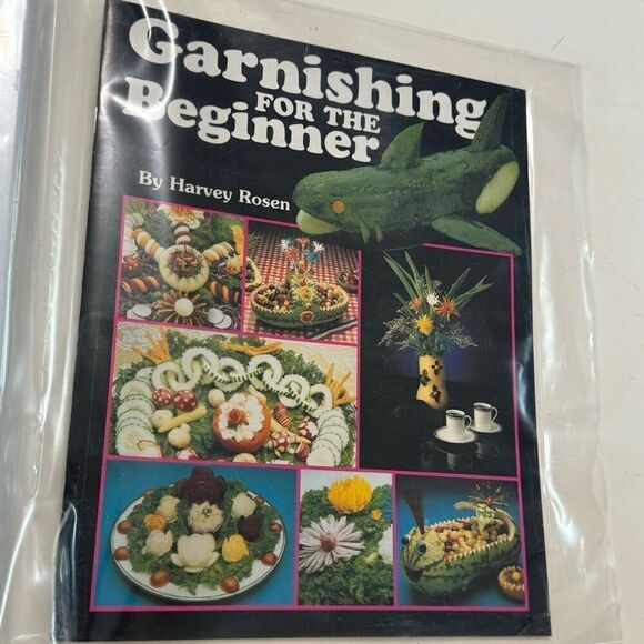 Garnishing For The Beginner Harvey Rosen Book & 5pc Tool Set NIP / Sealed - Picture 2 of 6